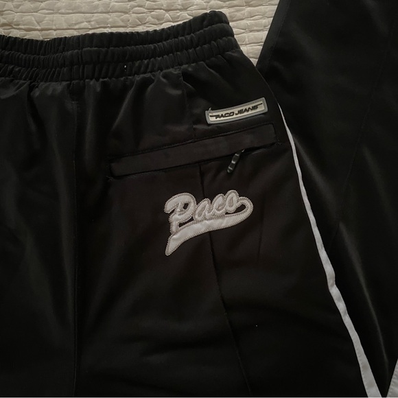 High Waisted Side Stripe Split Hem Track Pants - Picture 4 of 10